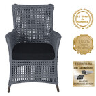 4 |poltronas Igapó Alumínio Micro Pintura Marrom Corda Náutic